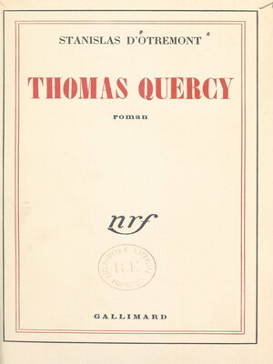 cover image of Thomas Quercy